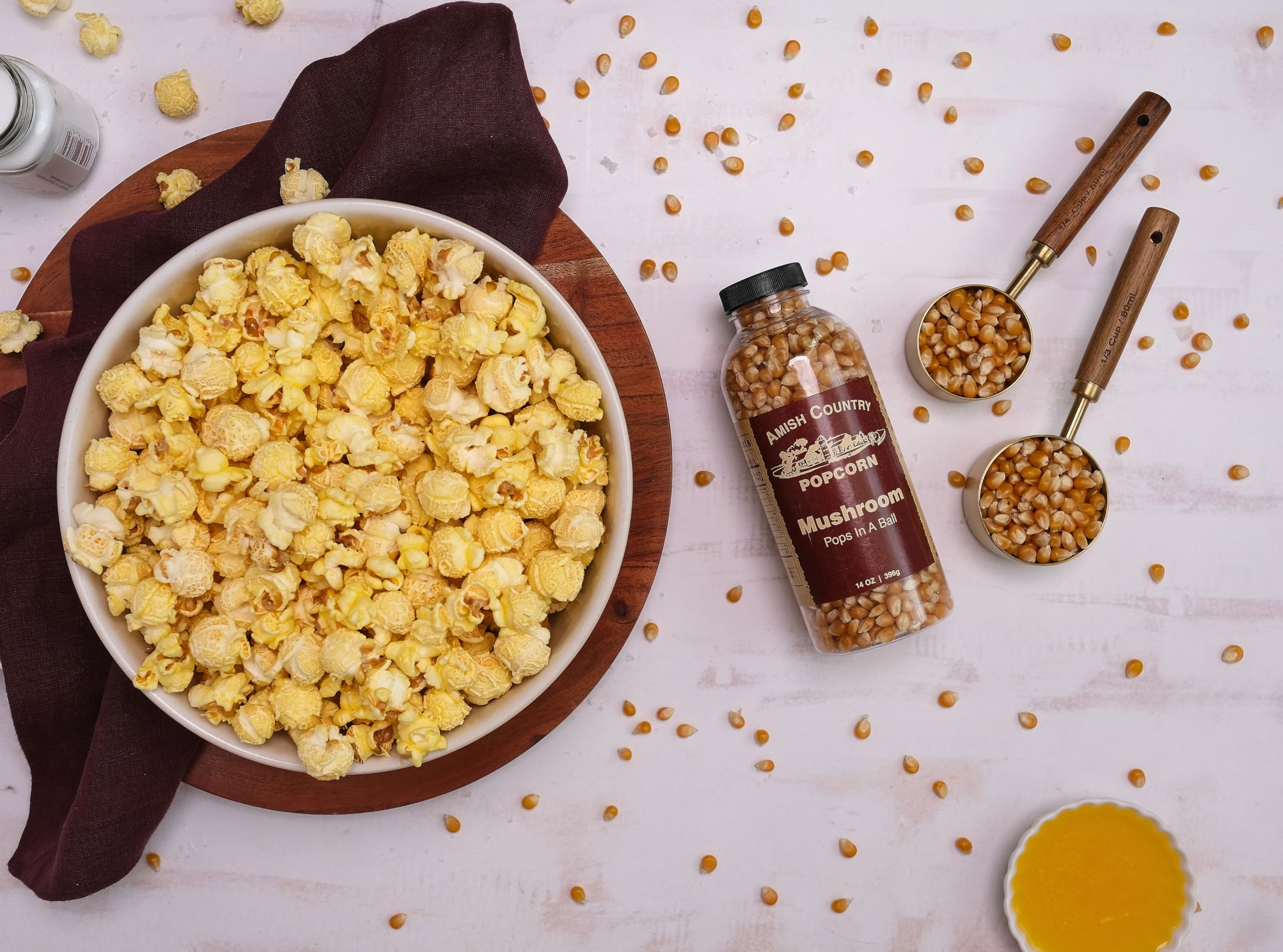 Amazon.com: Amish Country Popcorn | 14 oz Bottle | Mushroom